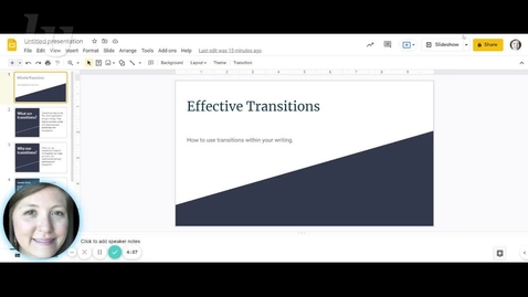 Thumbnail for Effective Transitions .mp4