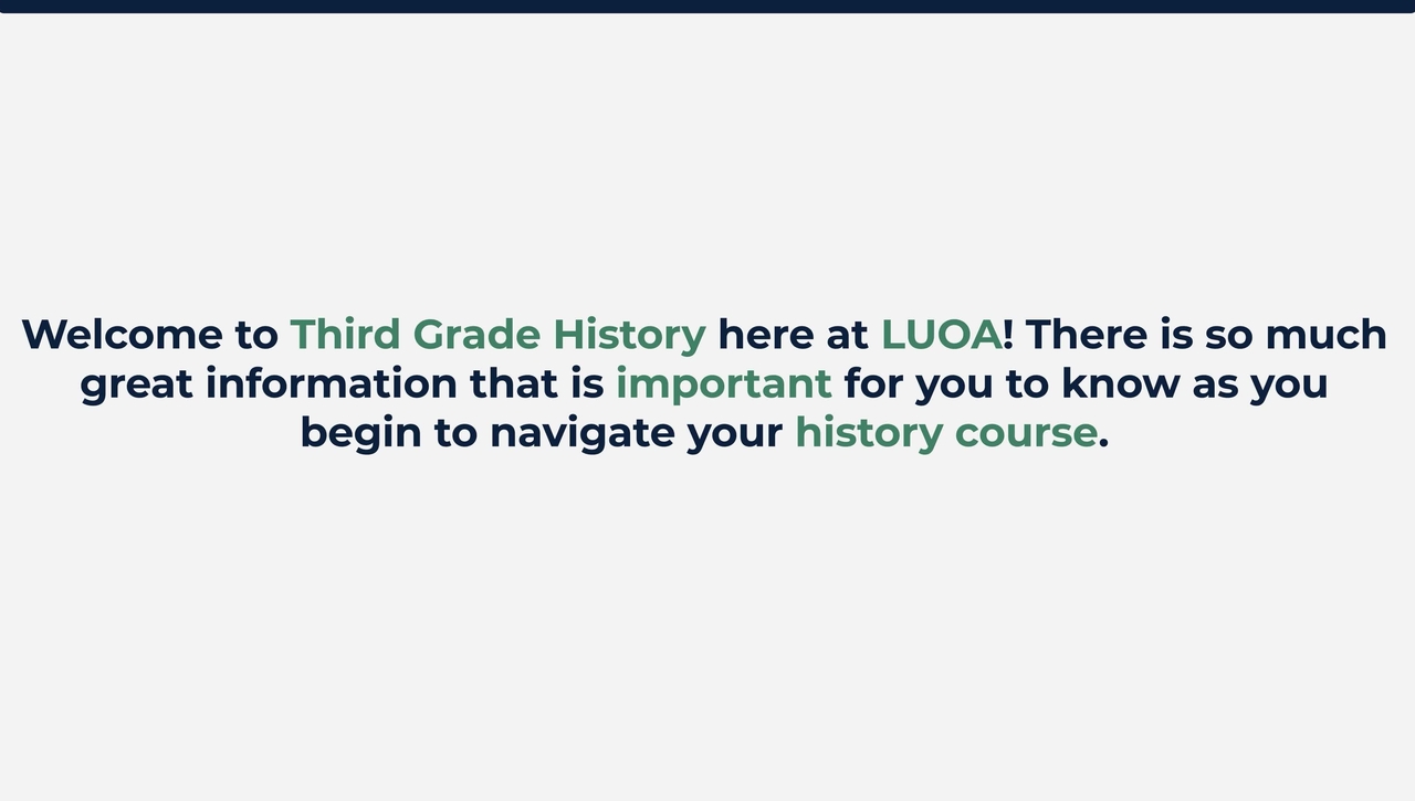 Navigating Your Course HIS0300