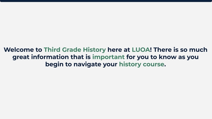 Navigating Your Course HIS0300