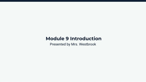 Thumbnail for Module 9: Introduction to Measurement