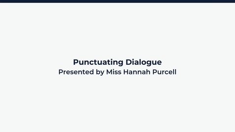 Thumbnail for Lesson: Essentials of Writing Dialogue