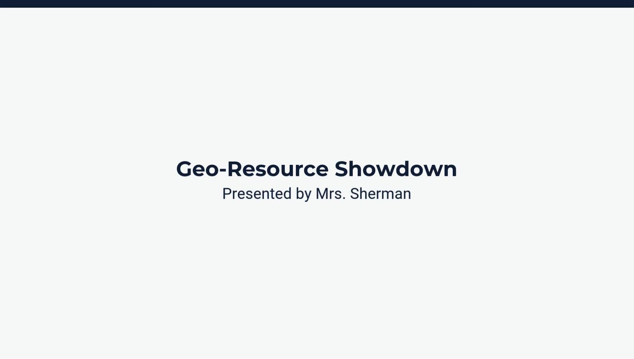 Lesson 1: Comparing Ancient Egypt and Mali's Geography