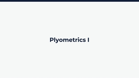 Thumbnail for Plyometrics I Boys