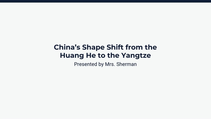 Lesson 3: Changing Borders, Changing Times