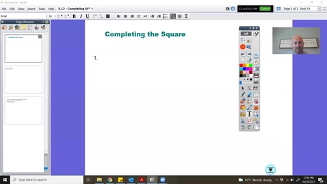 Thumbnail for Completing the Square