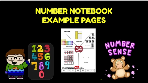 Thumbnail for NUMBER NOTEBOOK EXAMPLE PAGES FOR THE YEAR