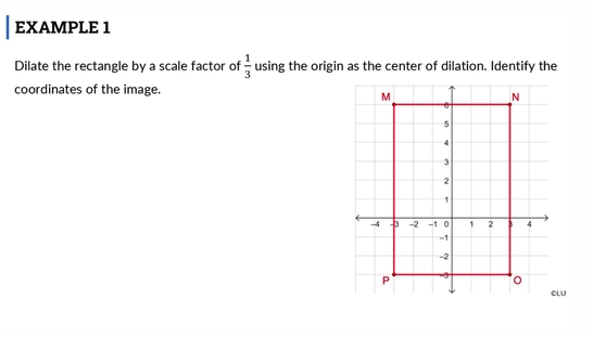Lesson: Dilations in the Coordinate Plane (SR3)