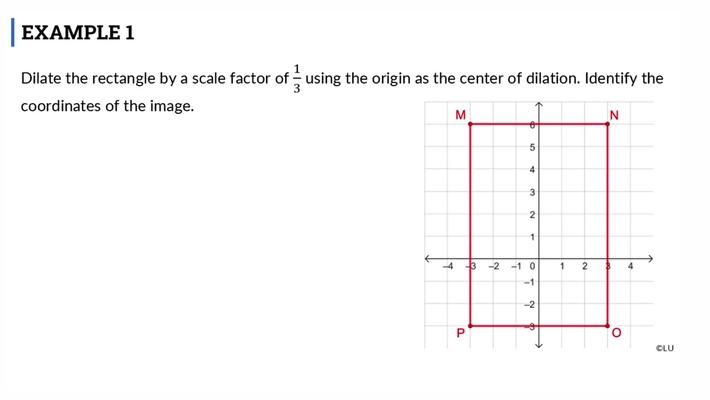 Lesson: Dilations in the Coordinate Plane (SR3)