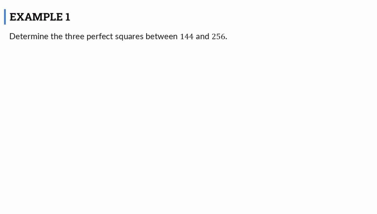 Lesson: Perfect Squares (Segment 2)