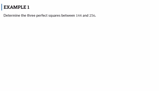 Lesson: Perfect Squares (Segment 2)