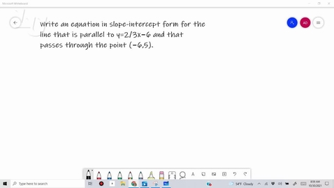 Thumbnail for MAT1000-Geometry-3.8.R - Lesson_ Slopes of Parallel and Perpendicular Lines, Part 2