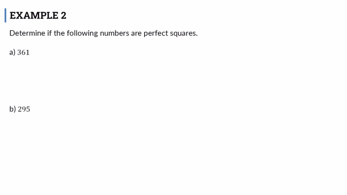 Lesson: Perfect Squares (Segment 3)