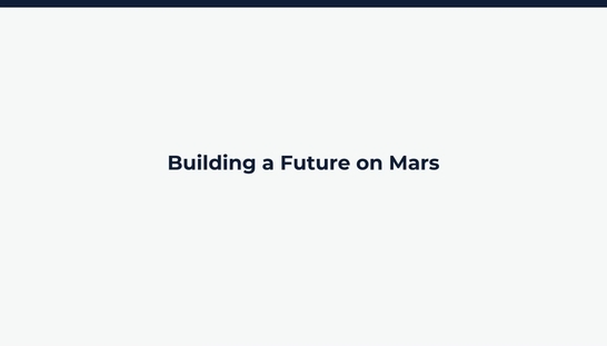 Future on Mars
