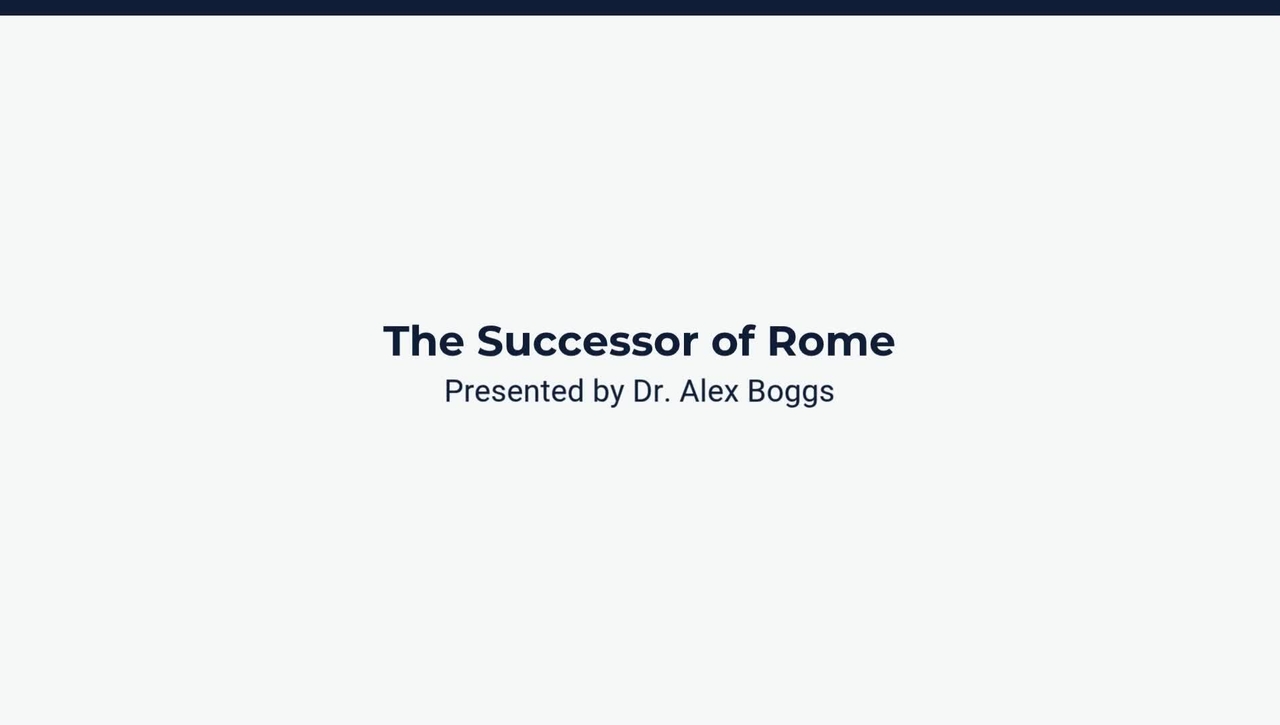 The Successor of Rome