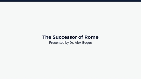 Thumbnail for The Successor of Rome