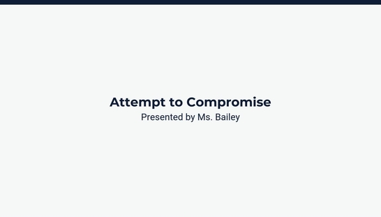Lesson 3: Attempt to Compromise