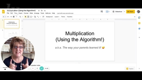 Thumbnail for MAT 0400 Multiplication (Using the Algorithm!)