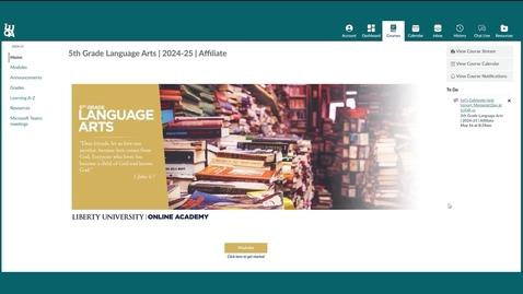 Thumbnail for How Do I Access Course Announcements?