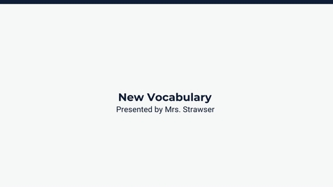 Thumbnail for Lesson 1: Shiloh Vocabulary, Chapters 10 - 12