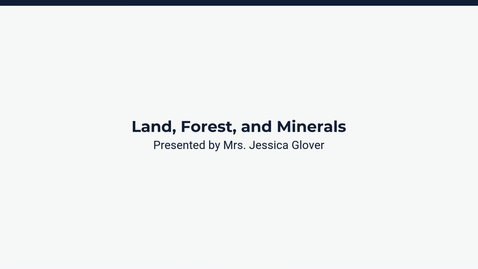 Thumbnail for Lesson 2: Minerals
