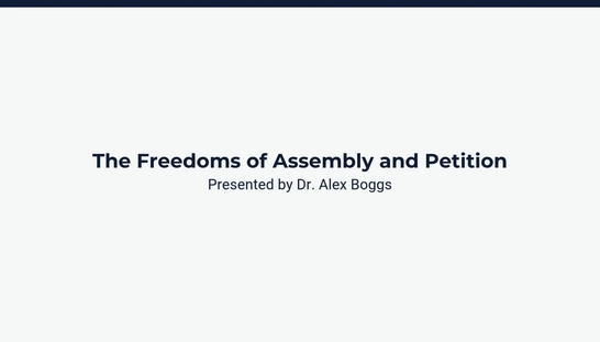 The Freedoms of Assembly and Petition