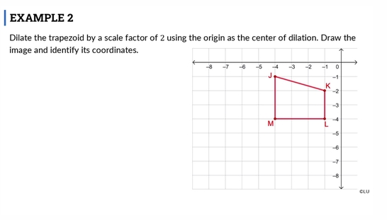 Lesson: Dilations in the Coordinate Plane (SR4)