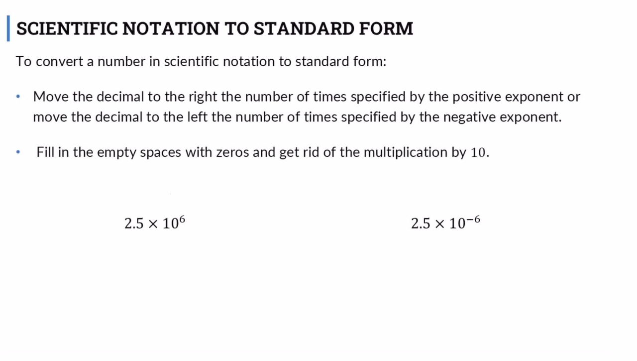 Lesson: Reading Scientific Notation (Segment 2)