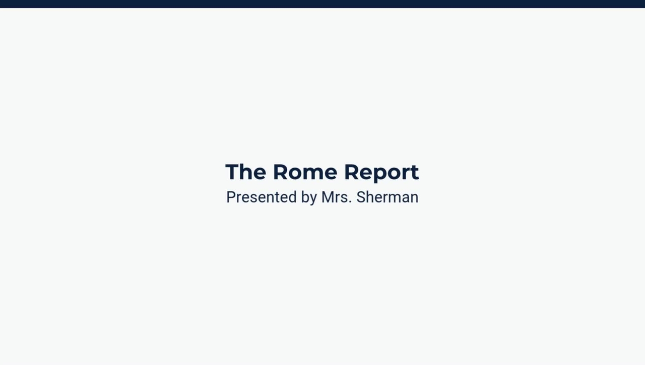 Lesson 1: Ancient Rome