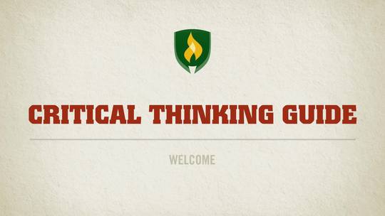 Critical thinking guide