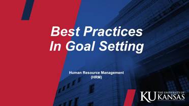 Goals And Performance Improvement Plans Human Resource Management