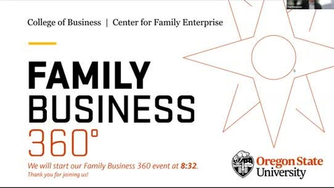 Thumbnail for Family Business 360 : AM to PM: Start to Restart