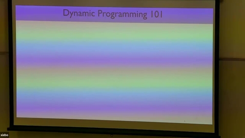 Thumbnail for Lecture 9(Week5, Tues): DP 1