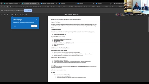 Thumbnail for Student Fee Committee Weekly Meetings