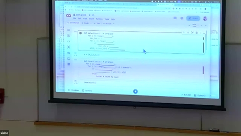 Thumbnail for Lecture 2(Week1, Thur): Insertion Sort, Selection Sort and Quick Select