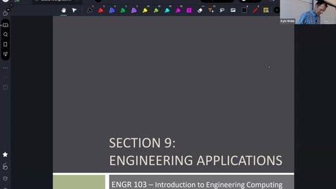 Thumbnail for ENGR 103 - Class 16 - 05/21/25