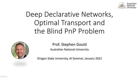 Thumbnail for entry AI Seminar 9 - Stephen Gould