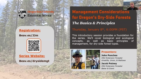 Thumbnail for Management Considerations for Oregon's Dry-side Forests: Basics and Principles