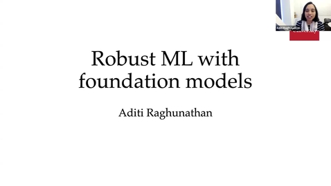 Thumbnail for AI Seminar 91: Aditi Raghunathan