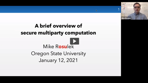 Thumbnail for Tech Talk Tuesday: A Brief Overview of Secure Multiparty Computation