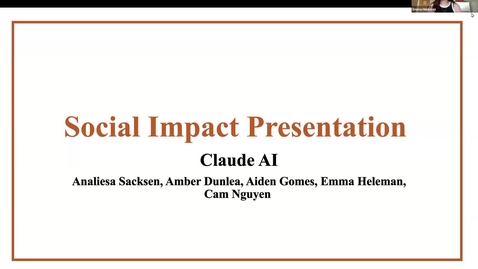 Thumbnail for Social Impact Presentation Claude AI