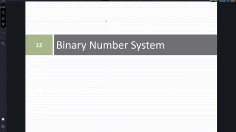Thumbnail for entry Binary Numbers