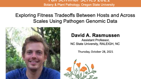 Thumbnail for entry David Rasmussen Seminar:  BPP Fall seminars Zoom Meetings 2021 (Thursday, 28th November 2021 )