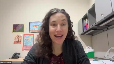 Thumbnail for Delbridge, Annie's Zoom Meeting