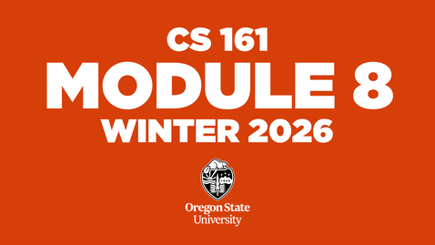Thumbnail for CS 161 Module 8 Zoom Office Hours
