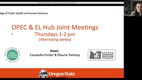 Thumbnail for 7.30.2020 OPEC-EL Hub Joint Bi-Weekly Meetings