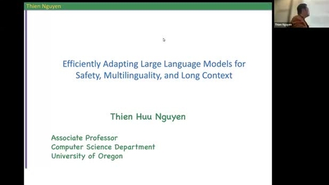 Thumbnail for AI Seminar 98: Thien Huu Nguyen