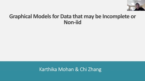 Thumbnail for AI Seminar 22 - Karthika Mohan and Chi Zhang