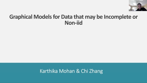 Thumbnail for entry AI Seminar 22 - Karthika Mohan and Chi Zhang