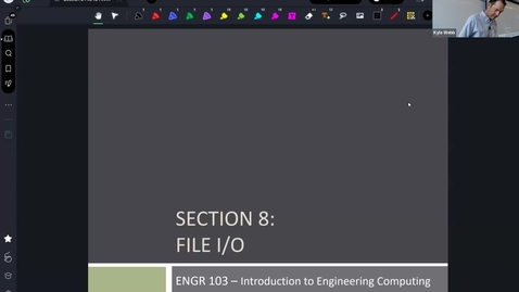 Thumbnail for ENGR 103 - Class 14 - 05/14/25