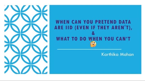 Thumbnail for AI Seminar 101: Karthika Mohan